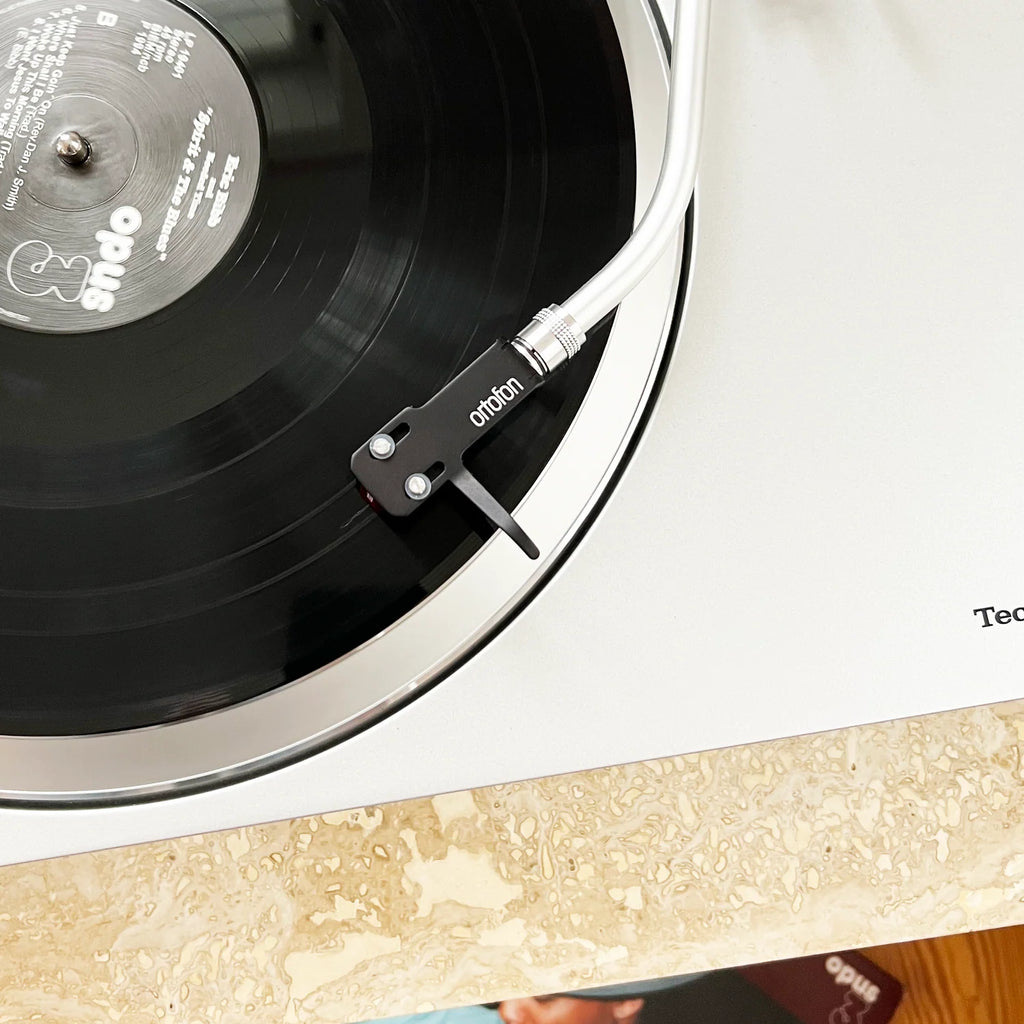 Ortofon SH-4 turntable headshell, in use