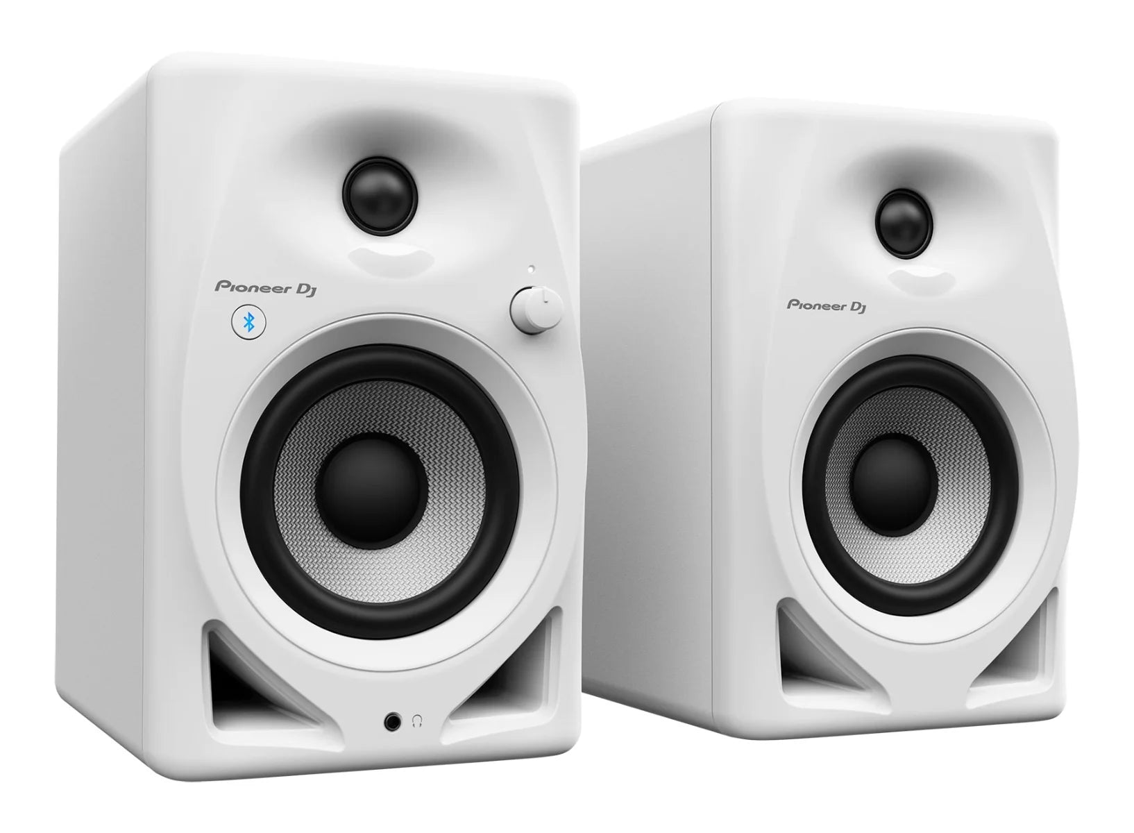 Pioneer DM-40D-BT desktop speakers, angled view