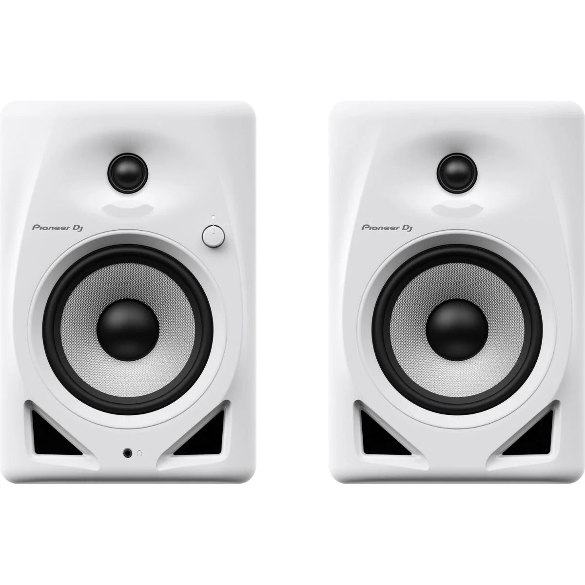 Pioneer DJ DM-50D desktop speakers, front view, black