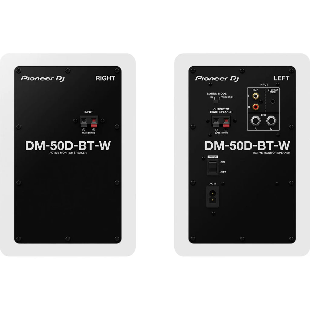 Pioneer DJ DM-50D-BT desktop monitors
