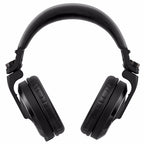 Pioneer DJ HDJ-X7 professional DJ headphones with over-ear design and adjustable headband, black color.