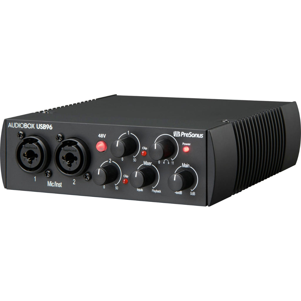 PreSonus AudioBox USB 96 audio interface, view 3