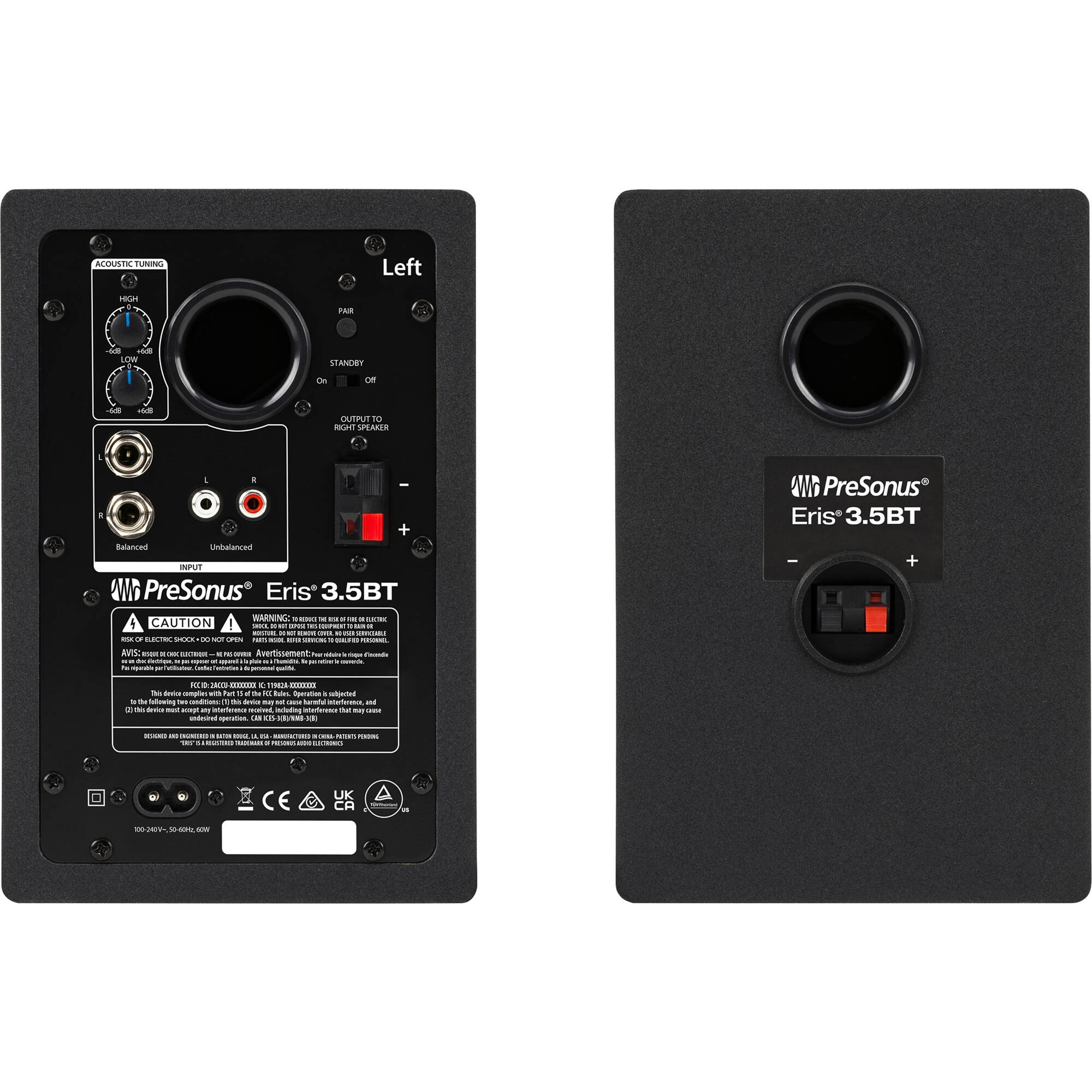 PreSonus Eris 3.5 BT 2nd Gen active nearfield monitors