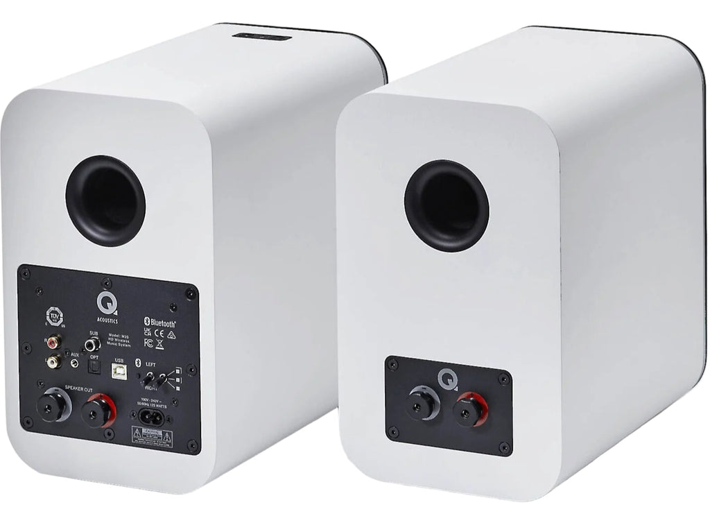 Q Acoustics M20 HD wireless speaker, in black, front view