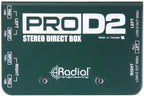 Radial Engineering ProD2 DI box, top view.