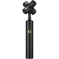 Rode NT-SF1 camera microphone with shock mount and windscreen, designed for professional audio recording and video production.