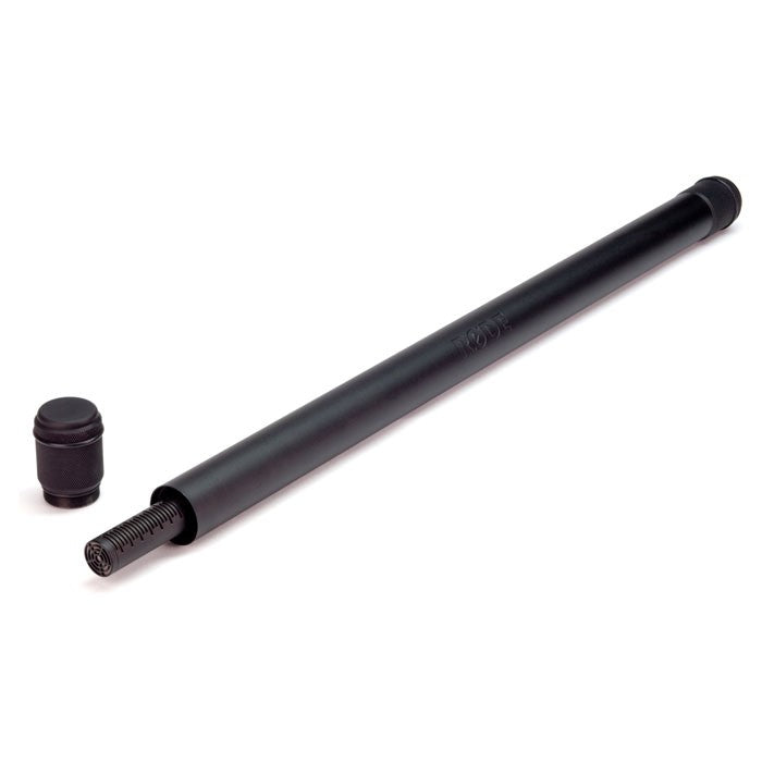 Rode NTG8 shotgun microphone with sleek design and long pickup pattern, ideal for professional audio recording.