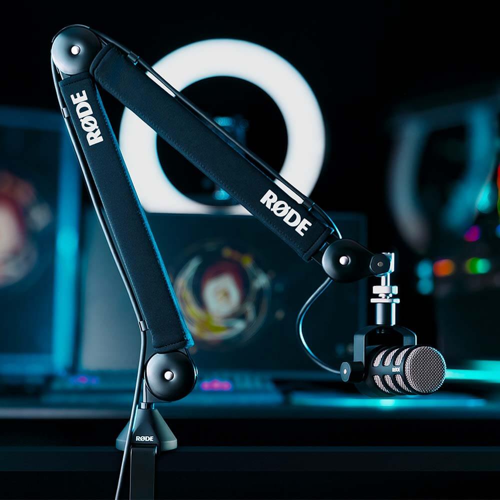 Rode PSA1+ microphone boom arm, lifestyle setting