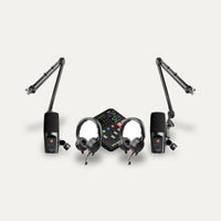 RODE RODECaster Duo + 2x sE DynaCaster DCM6 + 2x RODE PSA1 Two-Person Podcast Set