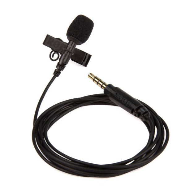 Rode smartLav+ lavalier microphone, clipped to clothing (view 4)