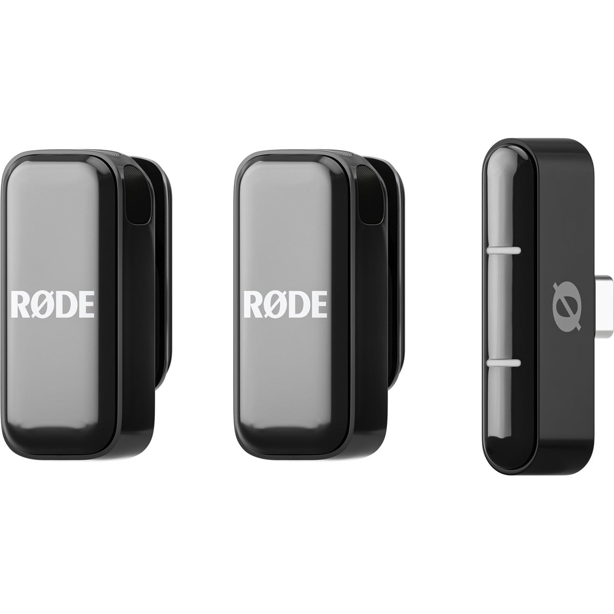 Rode Wireless Micro microphone system with Lightning connector, B-Stock condition, compact wireless microphone for mobile devices.