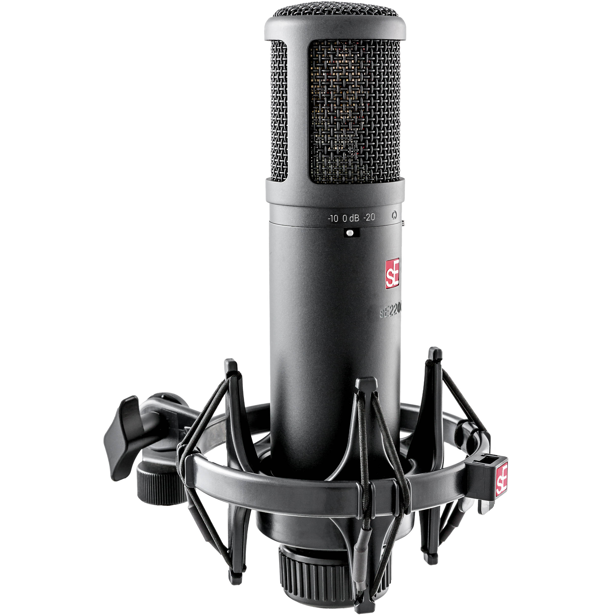sE Electronics sE2200 condenser microphone, black view