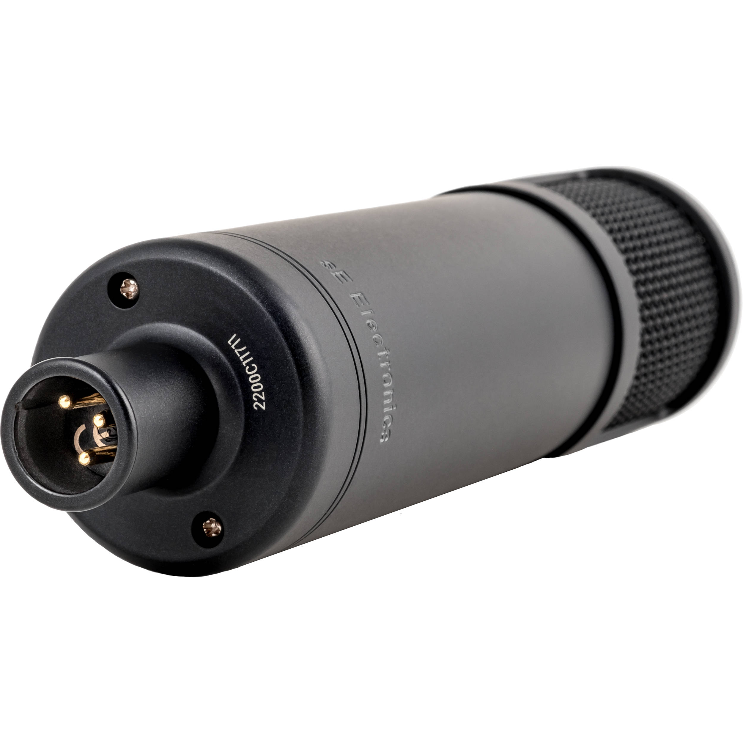 sE Electronics sE2200 condenser microphone, black view