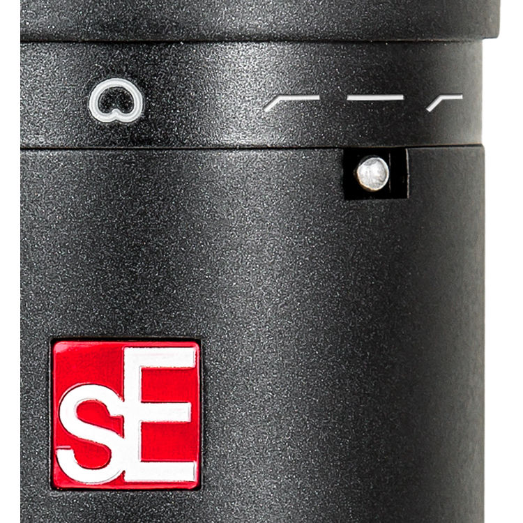 sE Electronics sE2200 condenser microphone, black view