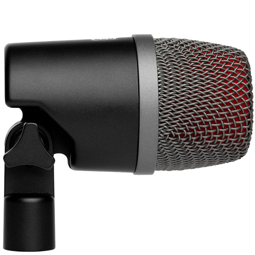 SE Electronics V KICK dynamic microphone shown with microphone grille and body, ideal for kick drum and instrument recording.