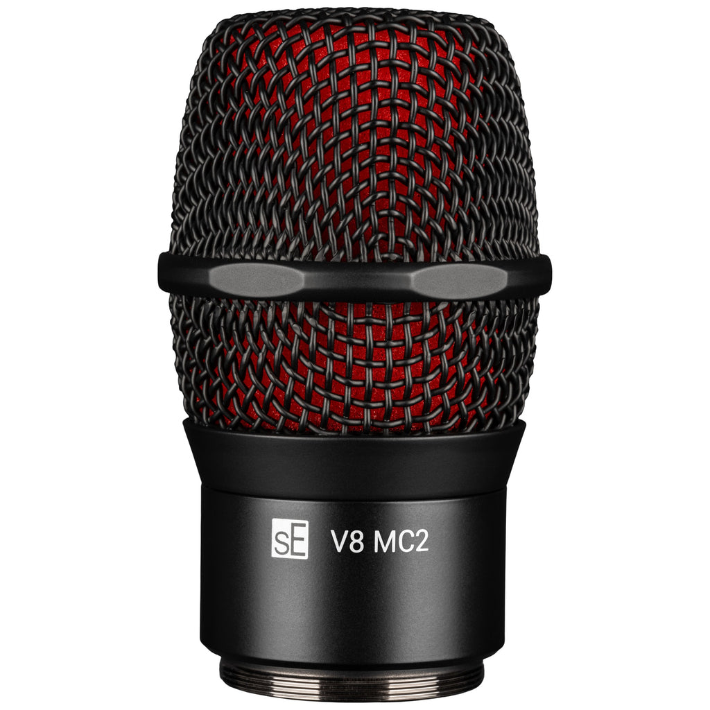 sE Electronics V8 MC2 in Black, upright view