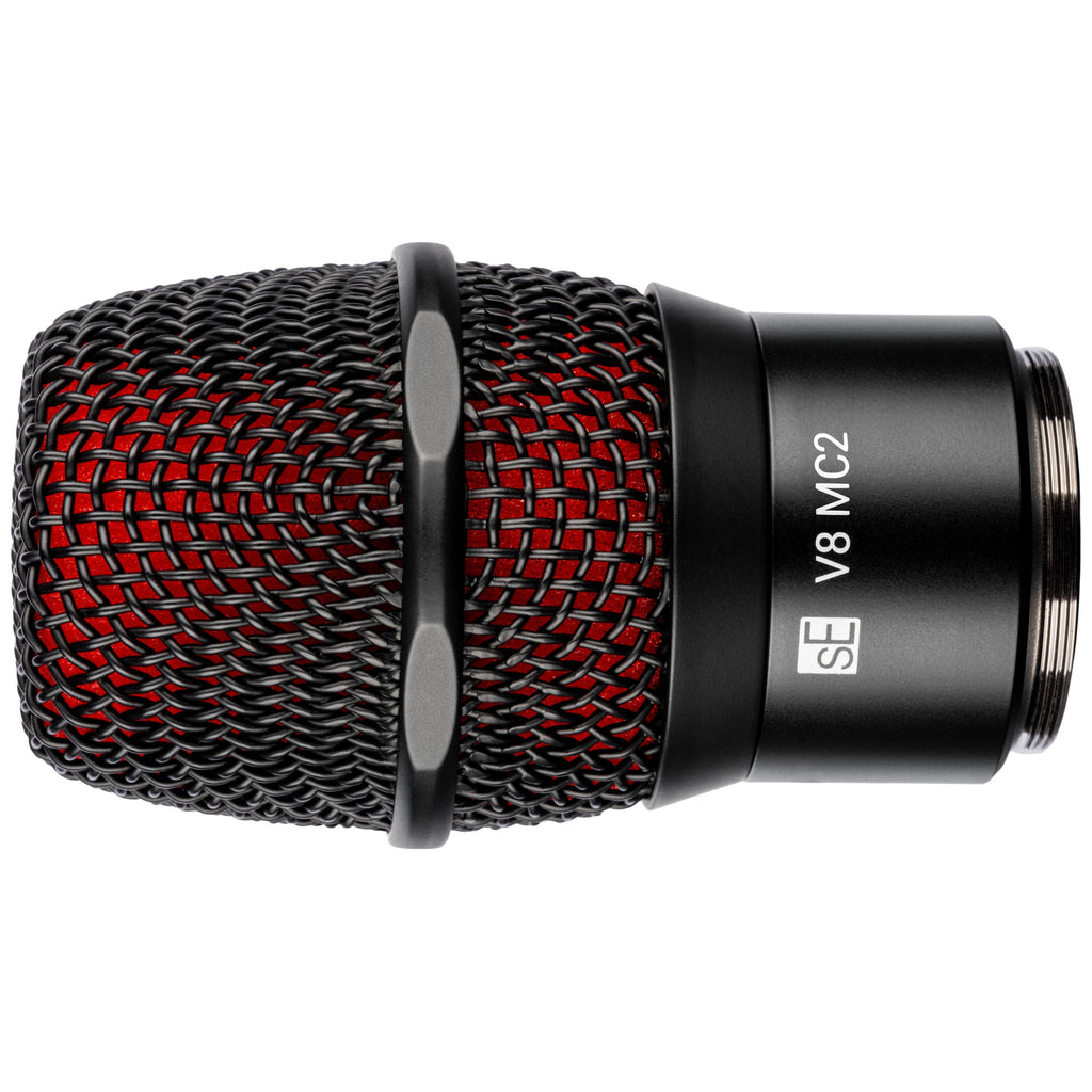 sE Electronics V8 MC2 in Black, side view