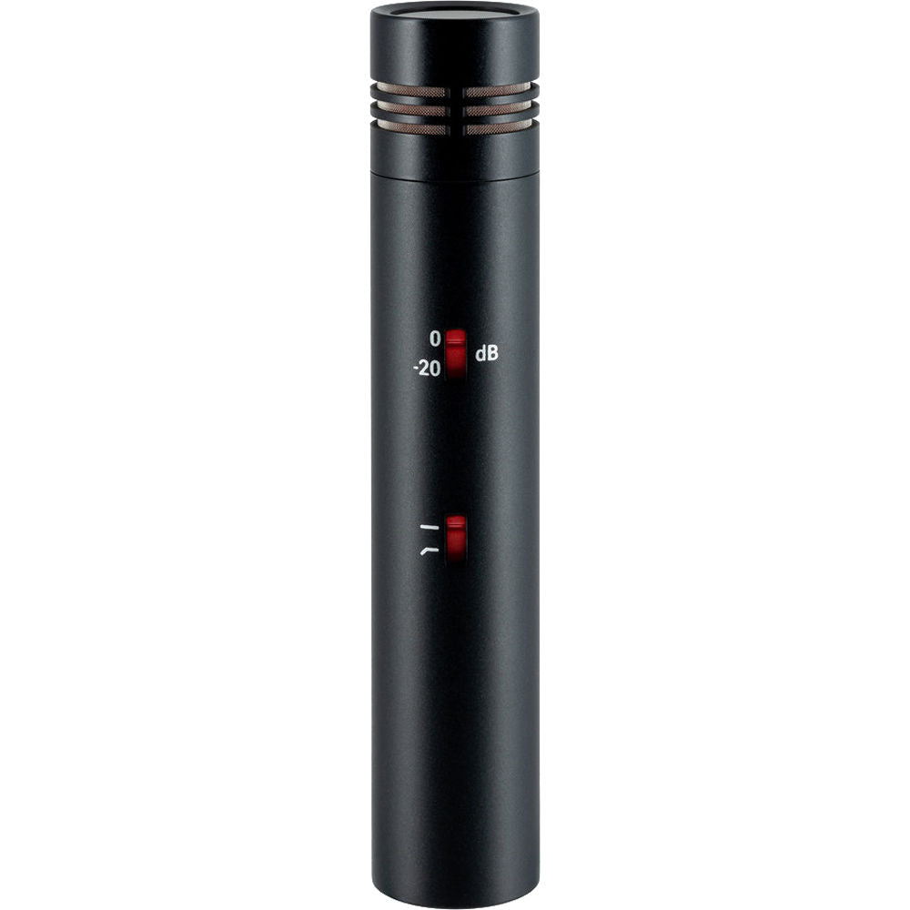 SE Electronics sE7 condenser microphone with professional studio design and gold-plated grille, ideal for high-quality audio recording.