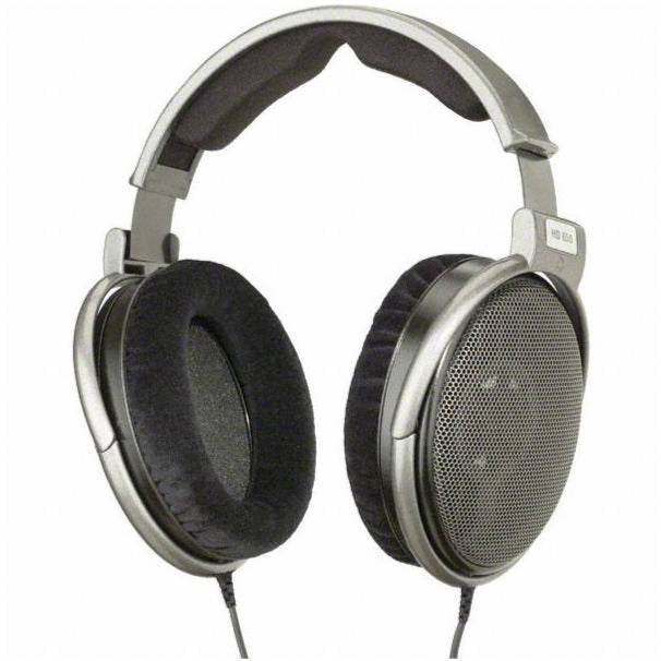 Sennheiser HD 650 studio headphones, side view