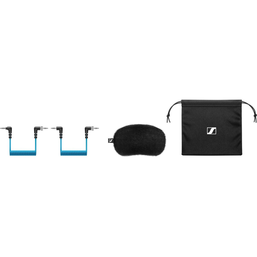 Sennheiser MKE 400 MK2 camera microphone, with smartphone rig
