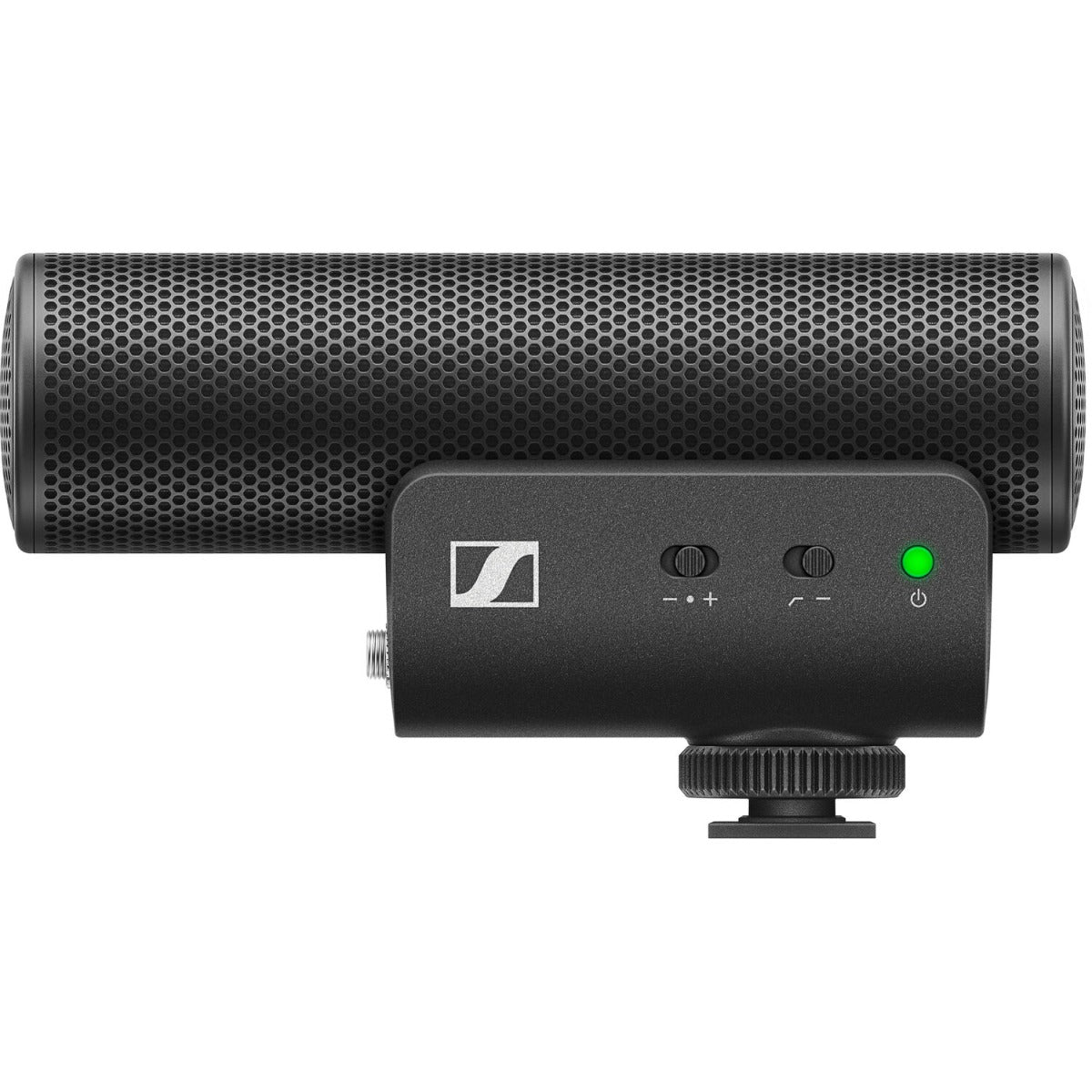 Sennheiser MKE 400 MK2 camera microphone, front view