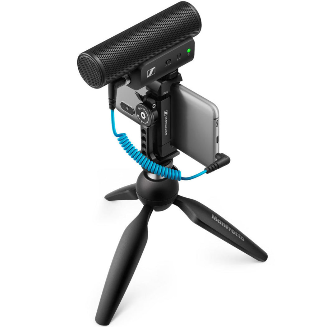 Sennheiser MKE 400 MK2 camera microphone, mobile kit contents