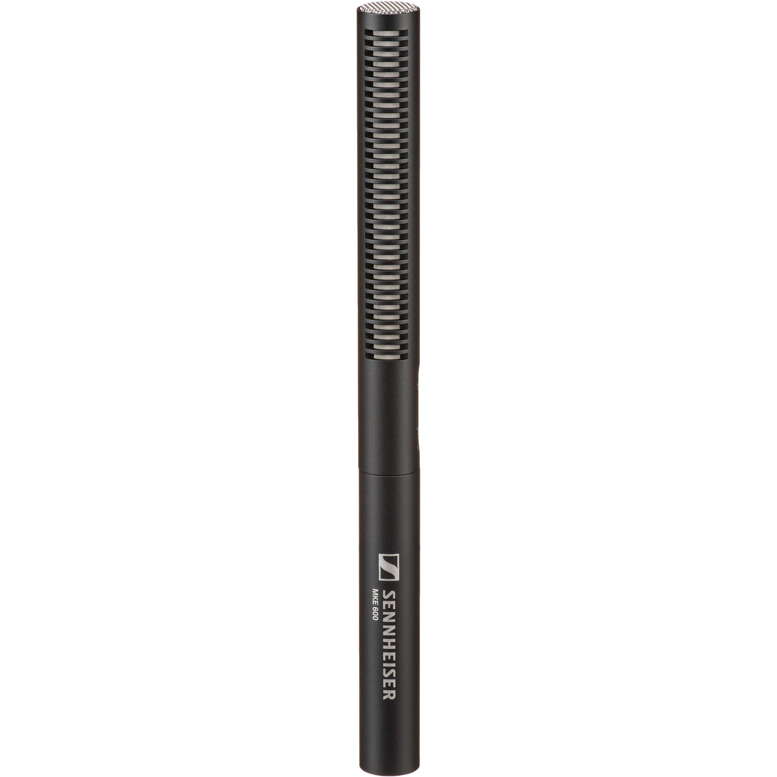 Sennheiser MKE 600 shotgun microphone, with accessories