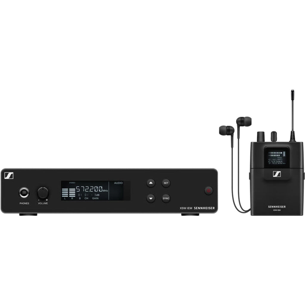 Sennheiser XSW IEM Set (B) wireless in-ear monitor system with microphones and receiver for professional audio use