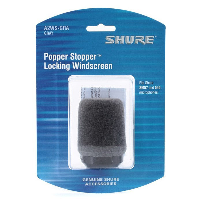 Shure A2WS-GRA microphone windscreen, lifestyle