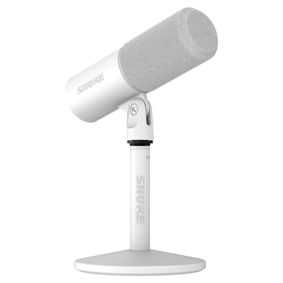 Shure MV6 Gen 2 White, front three-quarter view