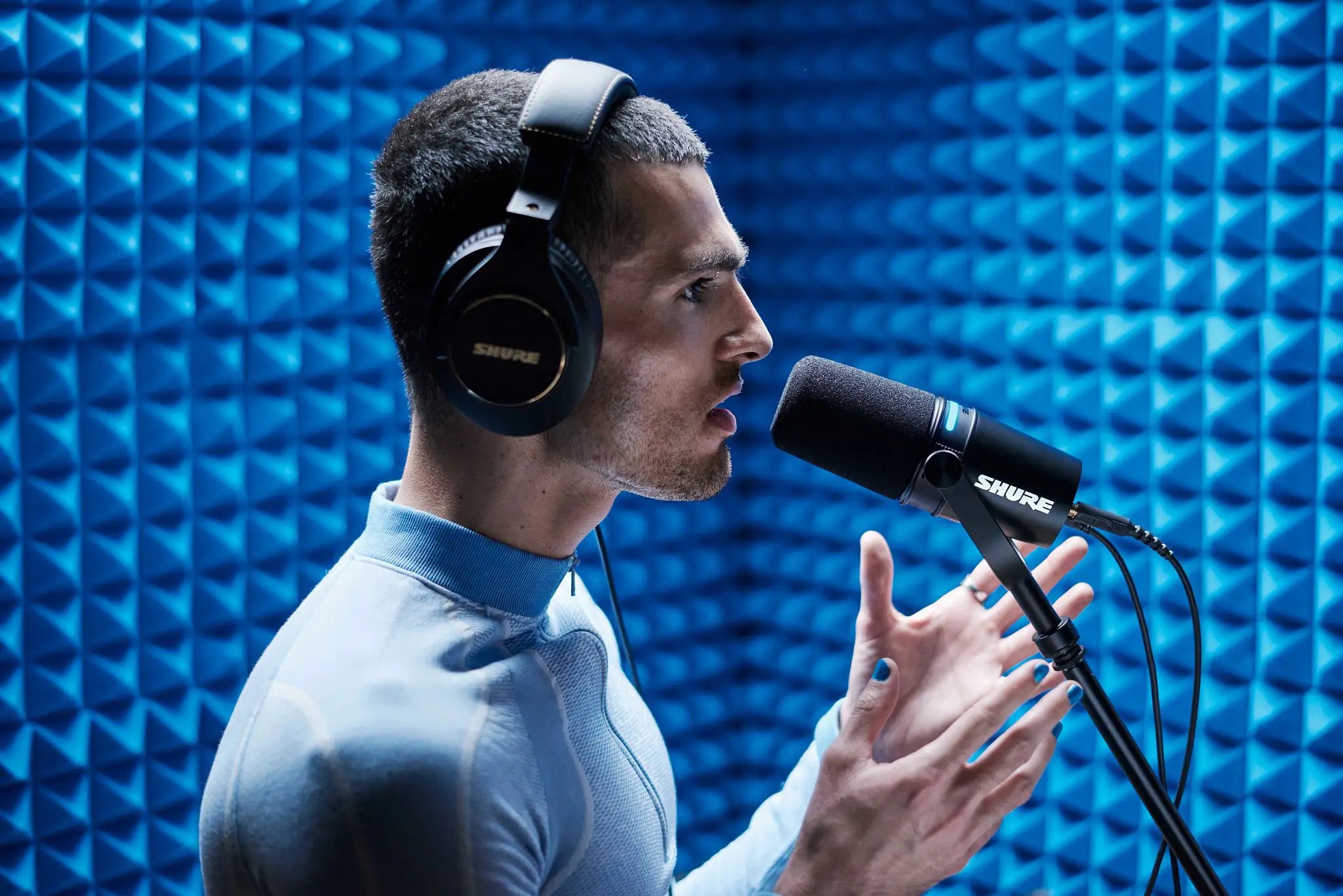 Shure MV7+ USB and XLR podcast microphone