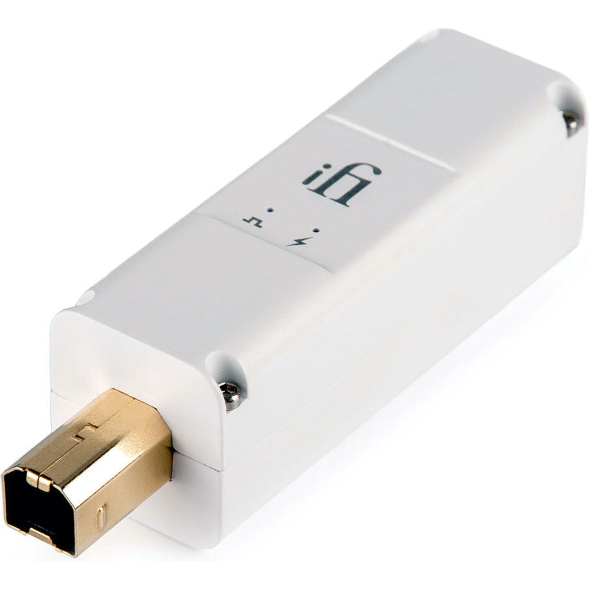 SilentPower iPurifier3 noise filter and conditioner device with sleek design, used to reduce noise and improve air quality.