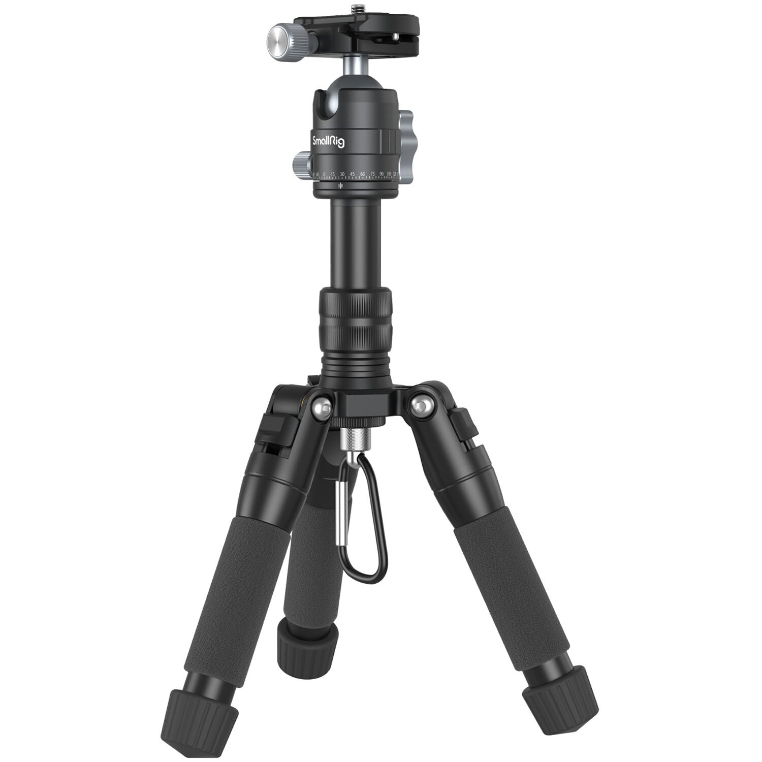 SmallRig Aluminum Mini Tripod VT-20, front view.
