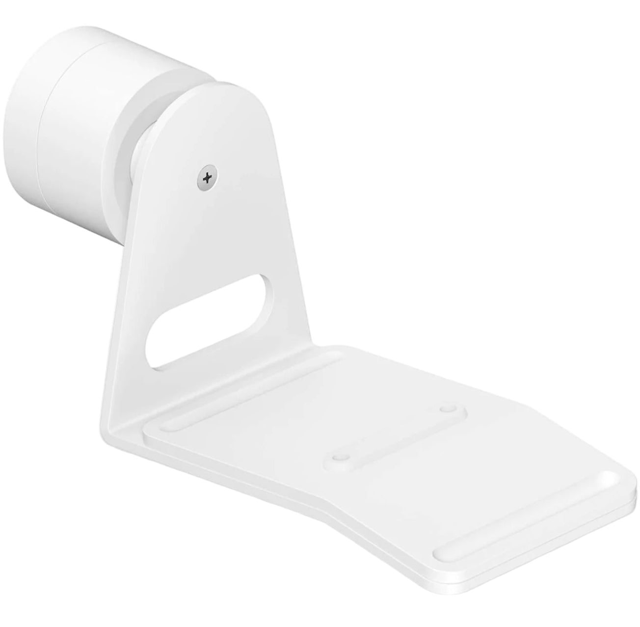 White Sonos Era 300 wall mount for speaker stands, designed to securely hold the Sonos Era 300 speaker on the wall.