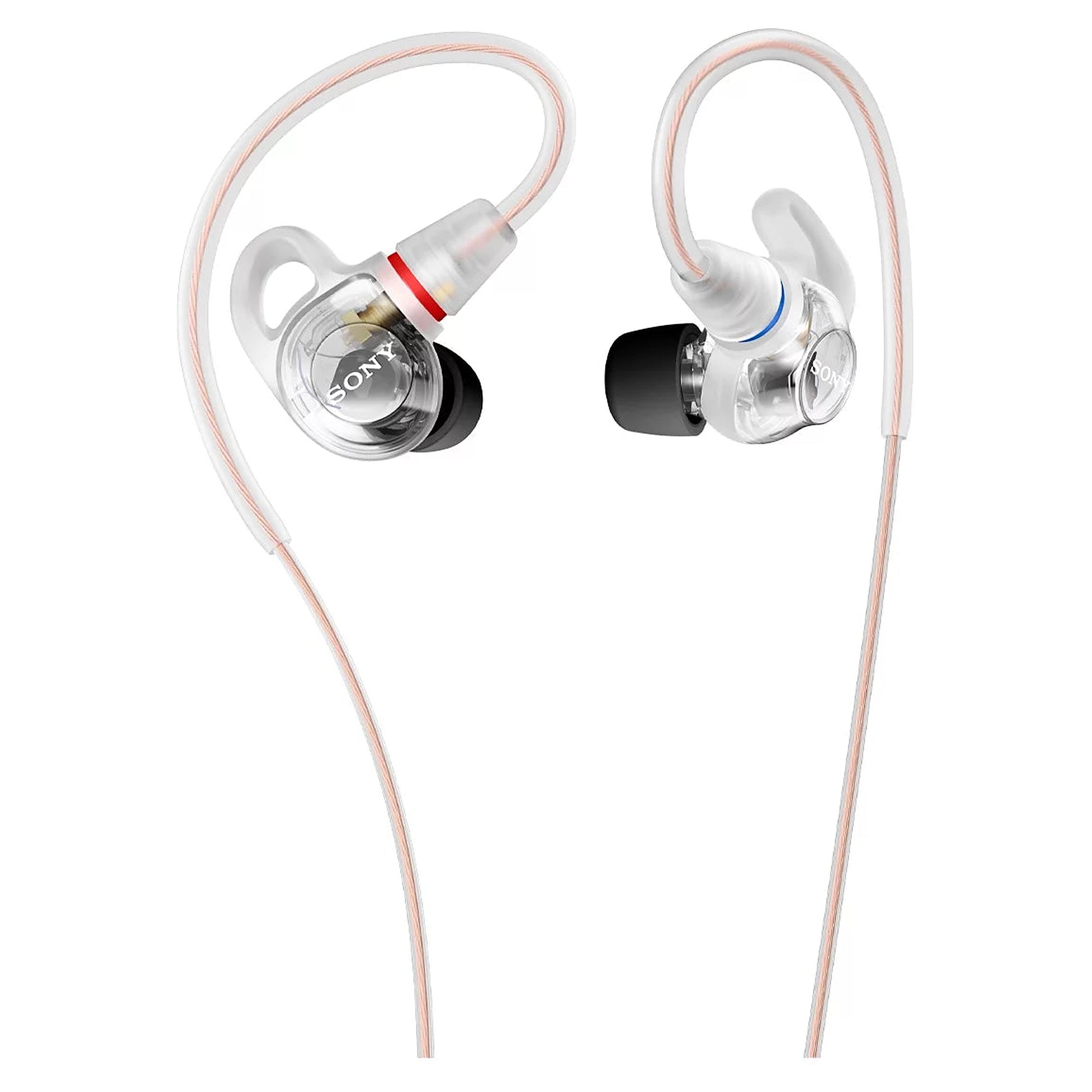 Sony IER-M500 in-ear monitors, Clear finish