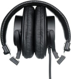 Sony MDR-7506 studio headphones, in black