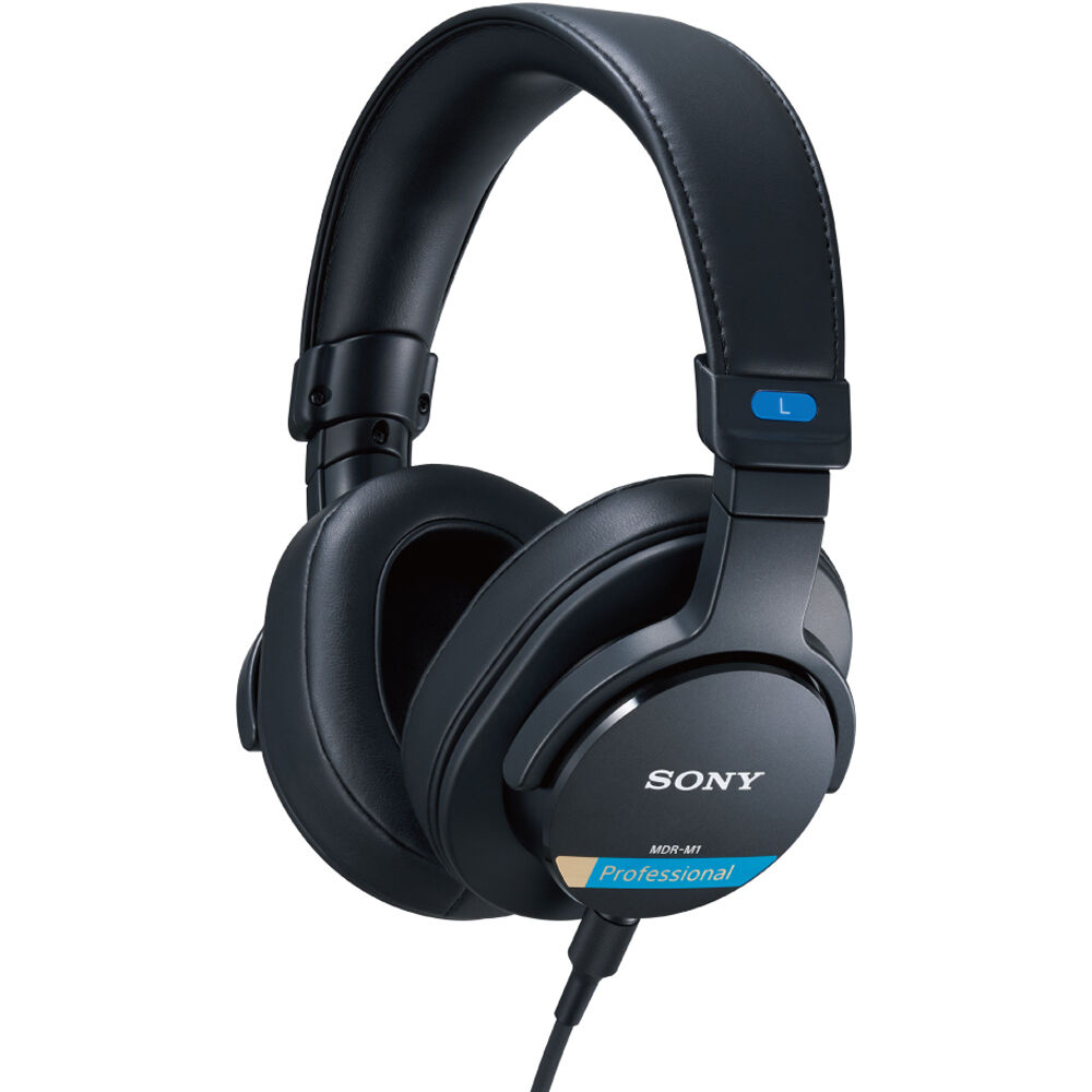 Sony MDR-M1 studio headphones, hero shot
