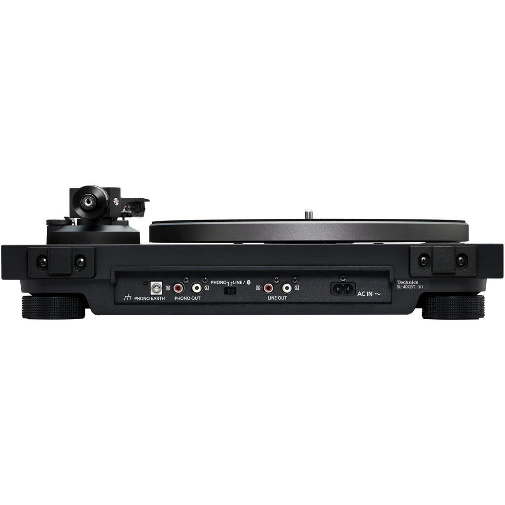 Technics SL-40CBT turntable, black back view