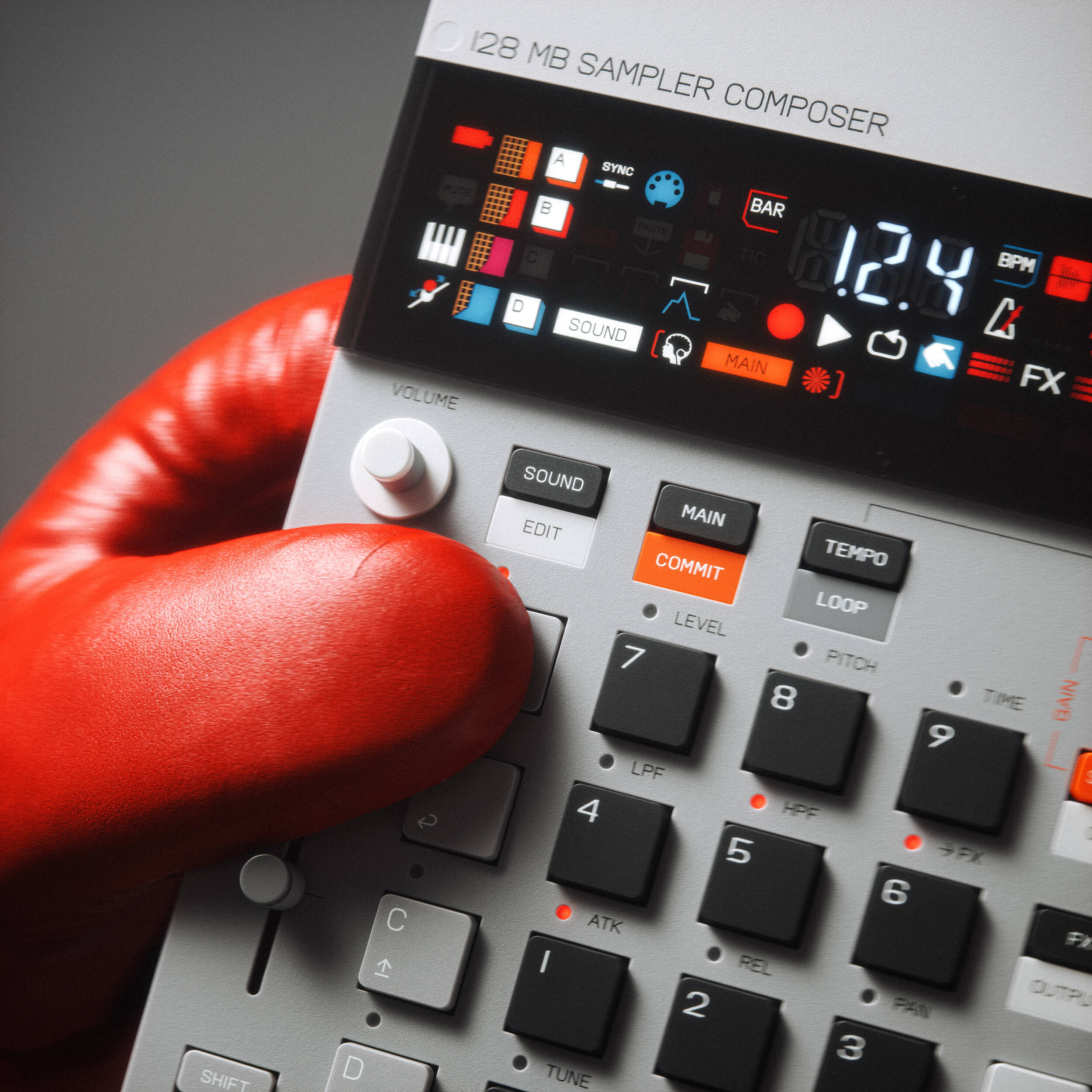 Teenage Engineering EP-133 K.O. II sampler and sequencer