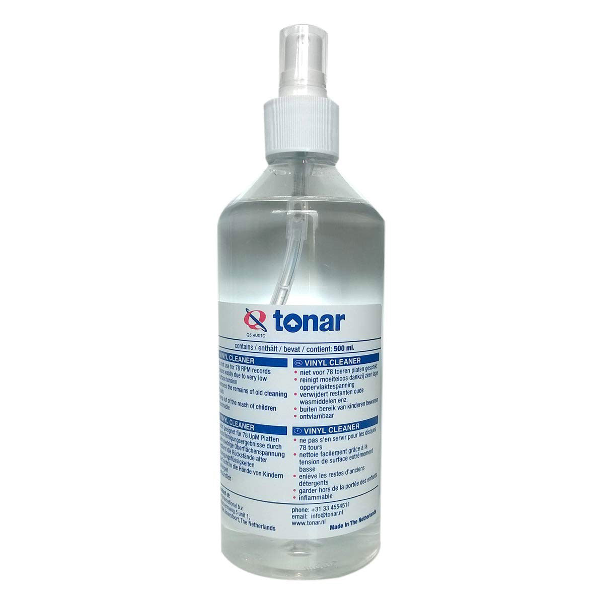 Tonar QS vinyl record cleaning spray, 0.5 l
