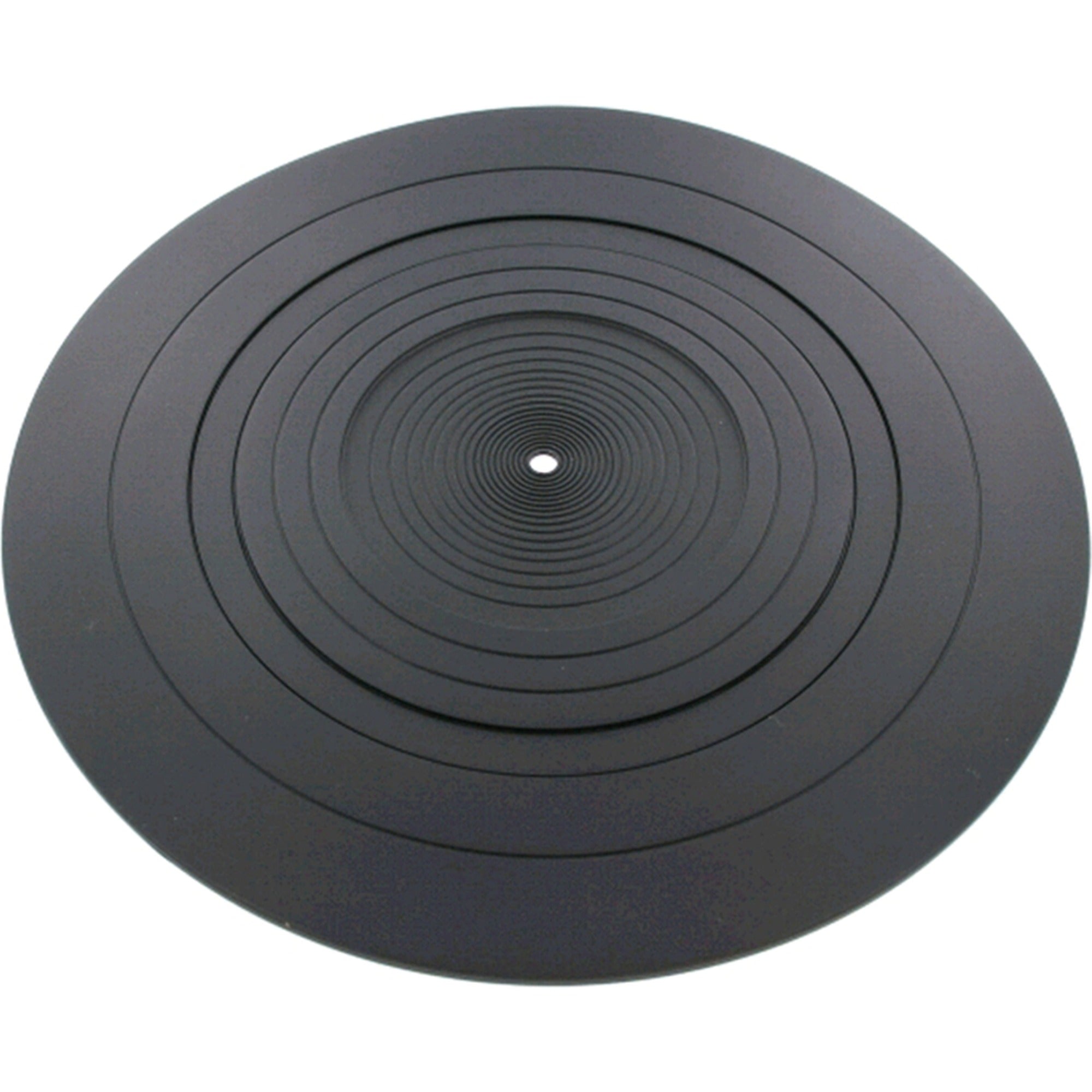 Tonar Rubber Mat slipmats, hero shot in black