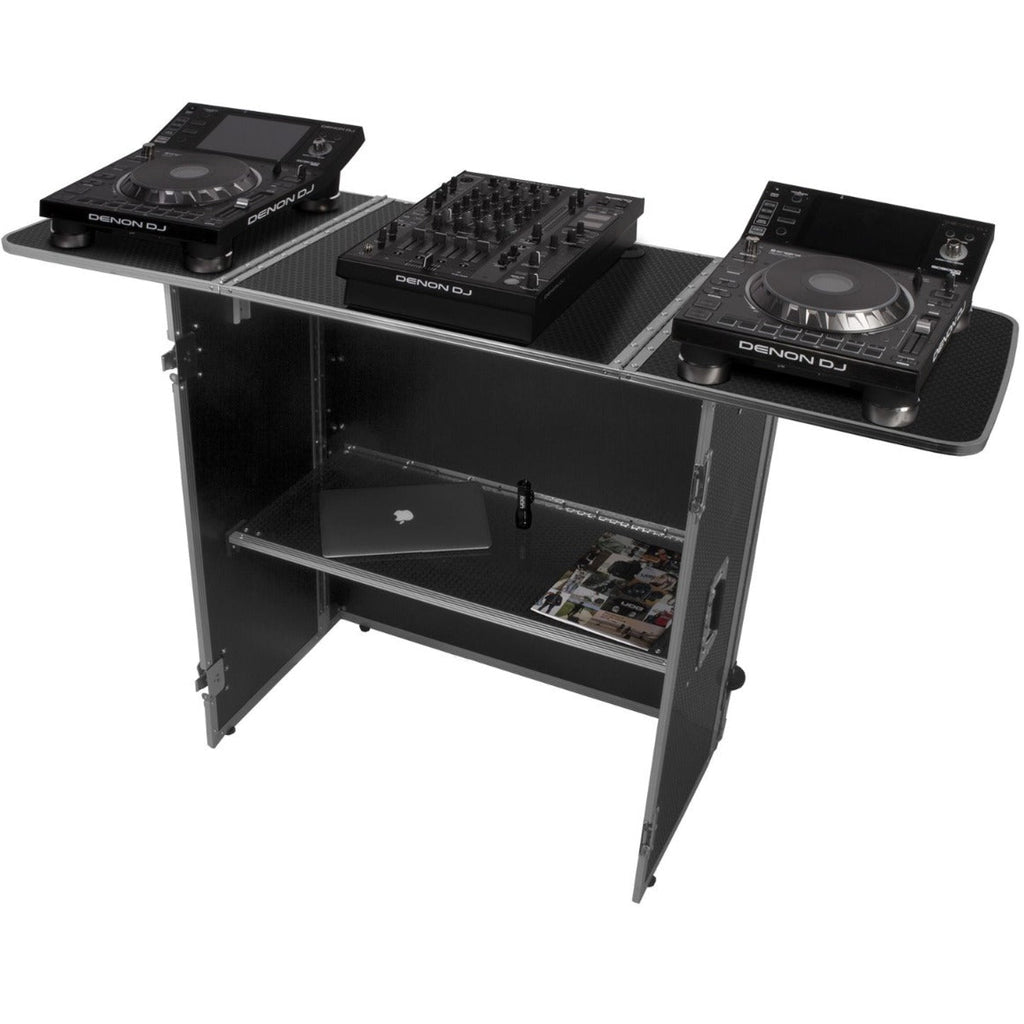 UDG Ultimate Fold Out DJ Table Silver MK2 Plus (Wheels) (U92049SL2) - Soundium