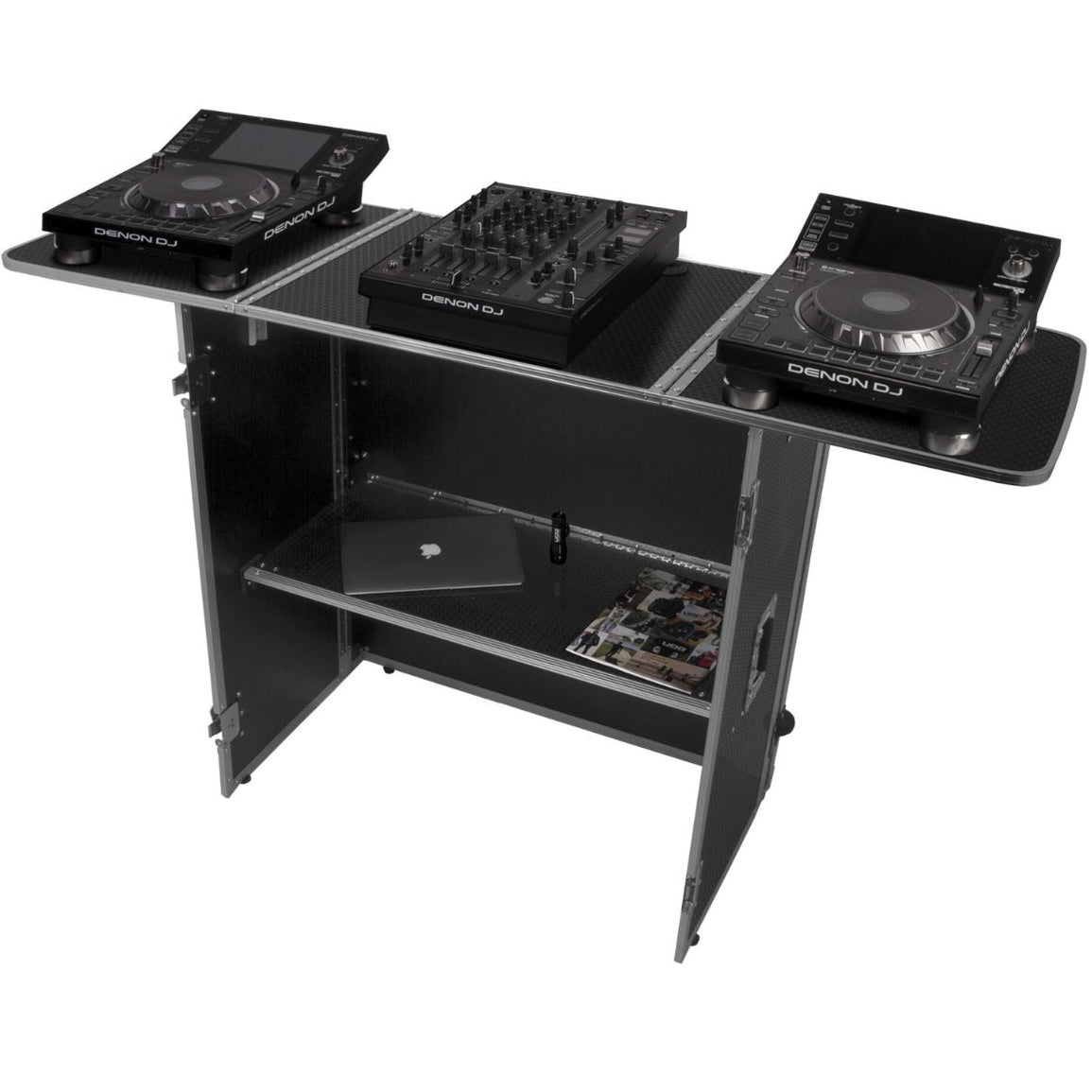 UDG Ultimate Fold Out DJ Table Silver MK2 Plus (Wheels) (U92049SL2) - Soundium