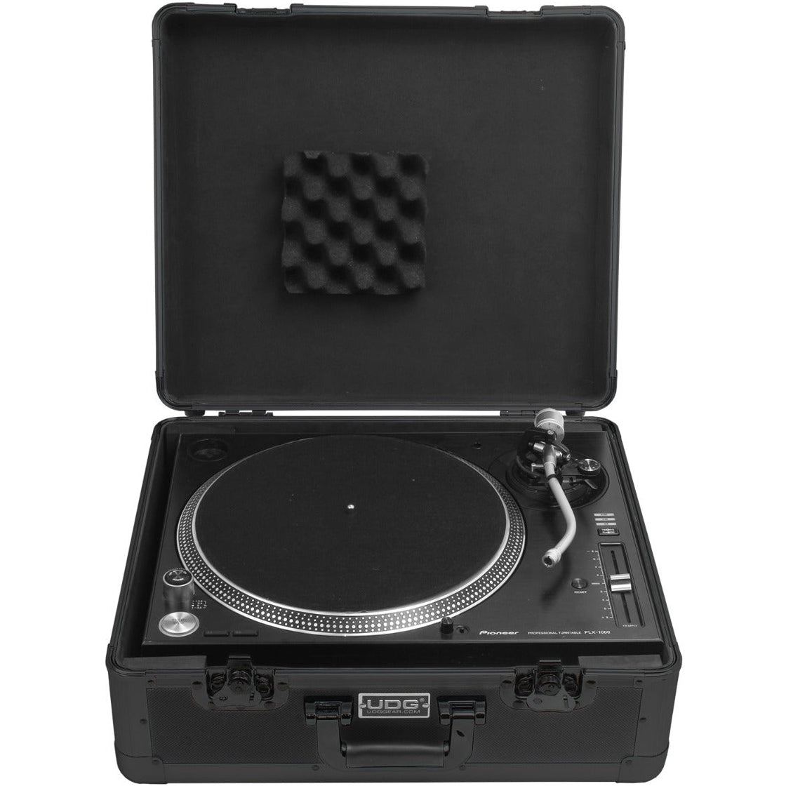UDG Ultimate Pick Foam Flight Case Multi Format Turntable Black (U93016BL) - Soundium