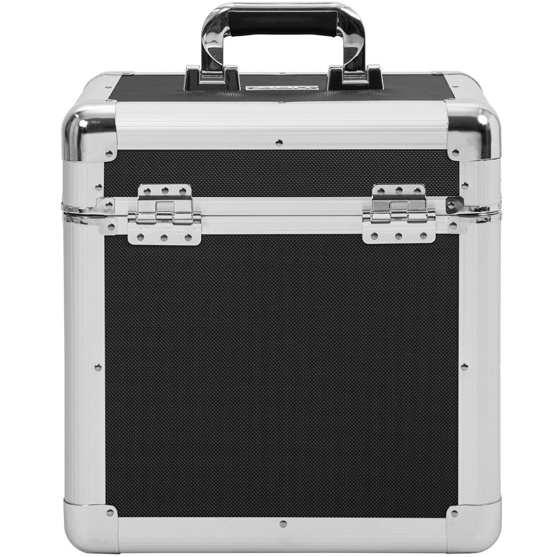 UDG Ultimate Record Case for 80 vinyl records in silver, durable DJ record storage case with secure latches
