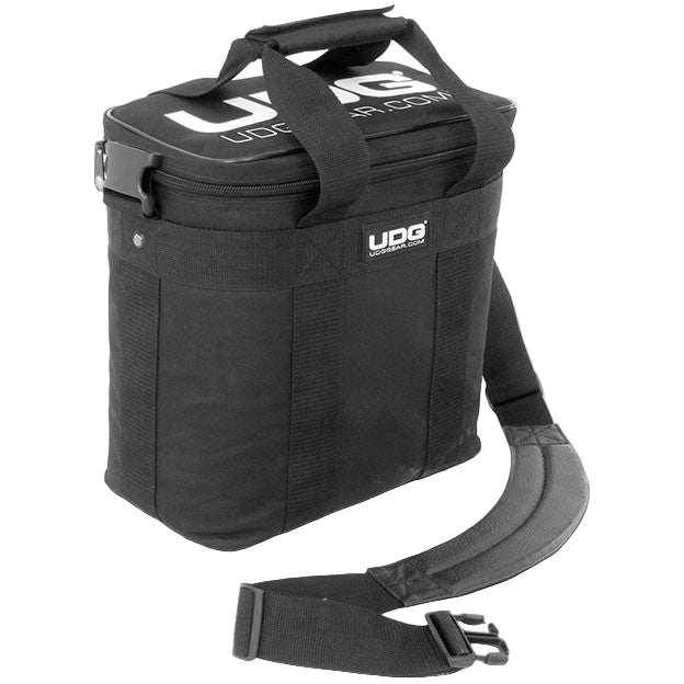 UDG StarterBag Black (U9500) DJ backpack with spacious compartments and durable fabric for gear storage.
