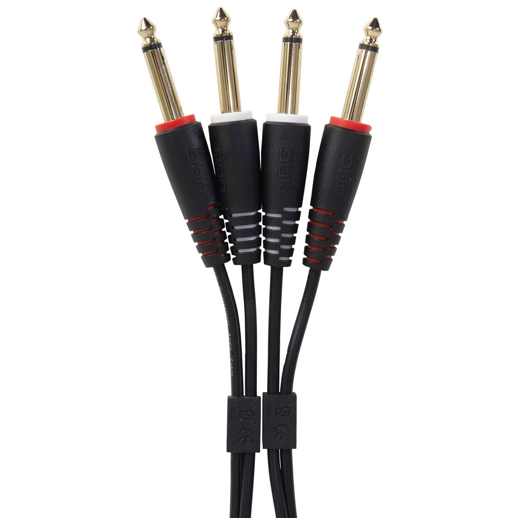 UDG Ultimate 1/4" TRS jack cable set, black straight (1.5 m)