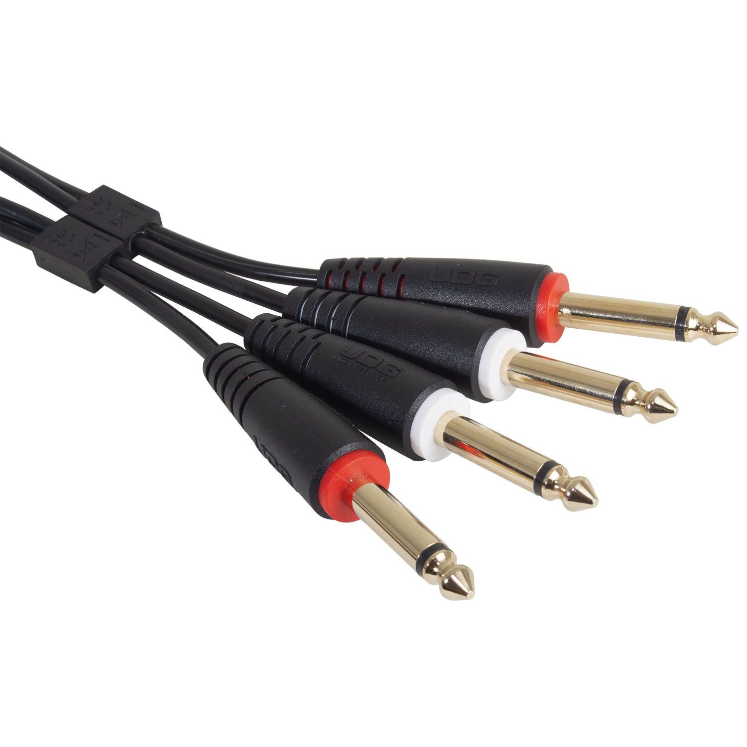 UDG Ultimate 1/4" TRS jack cable set, black straight (1.5 m)
