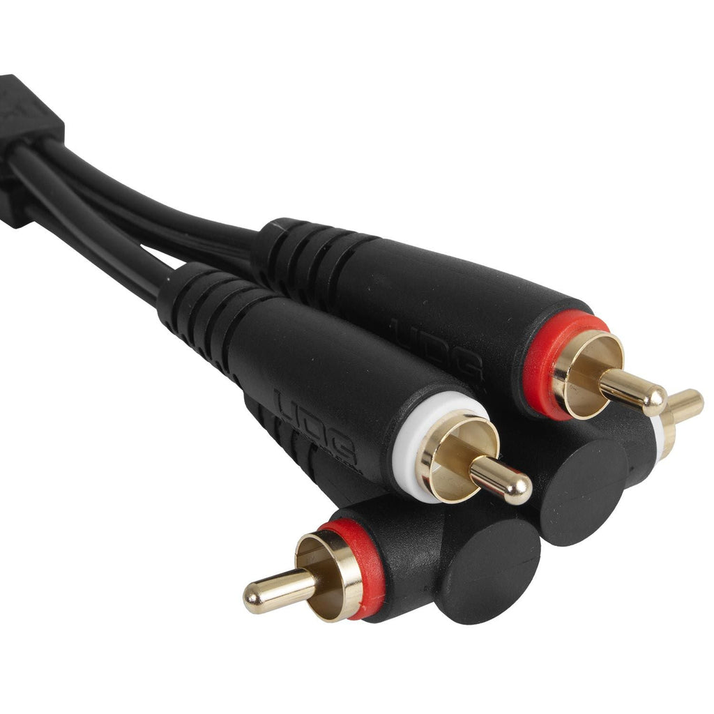 UDG Ultimate Dual RCA – Dual RCA Audio Cable, RCA connectors close-up