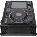UDG Ultimate Flight Case for multi-format CDJ and DJ mixer in black MK3, durable protective DJ equipment case with handles.